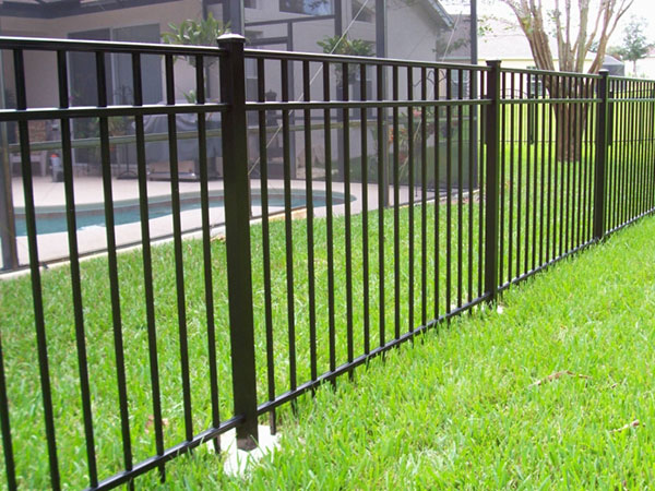 3 Rail Flat Top Aluminium Fencing